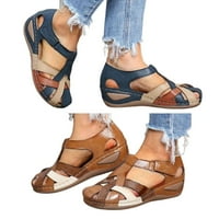 Park Women Peep Toe Platform Wedge Heels Summer Sandals Buckle Strap Shoes