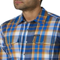 Мъжка риза с дълъг ръкав с УПФ 30 + защита, размери с-5КСЛ