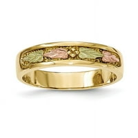 10k жълто, розово и бяло злато Black Hills Златен пръстен