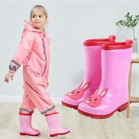 Леешечин сделки малко дете обувки леки детски деца момчета момичета карикатура гумени водоустойчиви обувки дъжд ботуши на клирънс