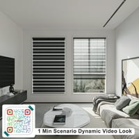 Keego Horizontal Aluminium Venetian Blinds Shades for Windows Door Room Deamning Modern Pivicy Custom to Size, CLS006, 63 W 48 H