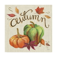 Марка изобразително изкуство есенна реколта и ленено платно изкуство от Мери Урбан