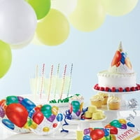 Балони взрив кръгли Хартиени десертни плочи се броят за гости