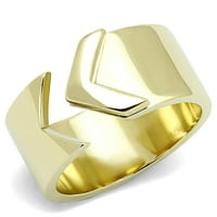 Tk - IP златен пръстен от неръждаема стомана без камък