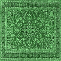 Агли Компания Вътрешен Правоъгълник Персийски Изумрудено Зелено Традиционни Килими Площ, 6'9'
