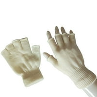 HAXMNOU Мъжки и женски зимни топли плътни цветни плетени ръкавици