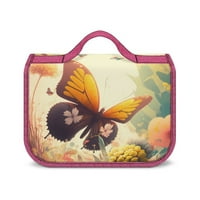 Тоалетна чанта за тоалетна чанта за пеперуди с висяща кука водоустойчив грим козметична чанта Организатор за пътуване за аксесоари