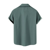 Педорт Мъжки тениски с къс ръкав риза с къс ръкав лятна тениска Топ Памук тениска голям и висок размер Наличен сив, с