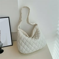 Женска ватирана памучна възглавница Crossbody чанта с голям капацитет чанта с една рамо чанта с една рамо