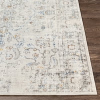 Porto Off-White 6'7 9 'Традиционна килим за правоъгълник