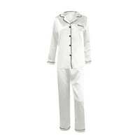 Бельо за жени Нощни 婰 婰 婰 Ong Pajama Nightwear Robe костюм сатен пижама 婰 婰 ong Loose Pajama бельо на бельо