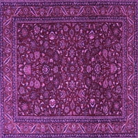 Ahgly Company Indoor Rectangle Persian Purval Traditional Area Cugs, 5 '7'