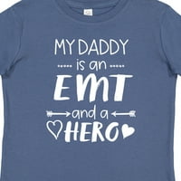 Inktastic My Daddy е EMT и тениска на герой подарък за бебе или момиченце