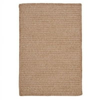 Килим прост шенил - пясък бар фута. квадратна плетена килим