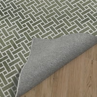 Кенридж зелена зона килим от Кавка Дизайнс