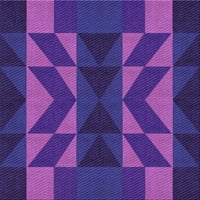 Ahgly Company вътрешен правоъгълник с шарени лилави слива лилави килими, 8 '12'