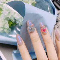 3D пеперуда за нокти за нокти 3D смола пеперуда смесена форма на ноктите на изкуството с арт арт изкуство за изкуство