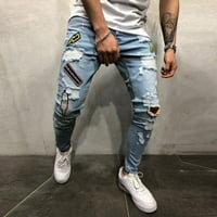 Kiplyki Wholesale Men's Autumn Denim памучен памук с джобни панталони с джобни панталони