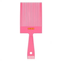 Khall Comb, Men Flat Top Guide Comb Haircut Clipper Comb Barber Shop Инструмент за прическа, плосък топ клипер