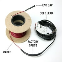 Топъл комплект за кабел 864 ' Квфт Волта с безжичен сензорен термостат