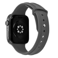 XPM, съвместим с размера на Apple Watch Ultra Fashion Soft Silicone Gel Заменящ лента за часовници за часовници за iWatch [сиво]