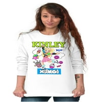 Pop Kinley Popstar Dream Cartoon Женска тениска с дълъг ръкав Brisco Brands 3x