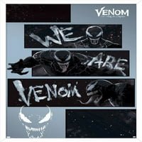 Marvel Venom: Нека има касапница - ние сме Venom Bars Wall Poster, 14.725 22.375