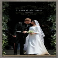 Кралската сватба - плакат на Хари и Меган, 14.725 22.375