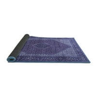 Ahgly Company Indoor Rectangle Persian Blue Traditional Area Rugs, 2 '5'