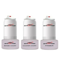 Докоснете Basecoat Plus Clearcoat Plus Primer Spray Paint Kit, съвместим със среден червен метален ван Dodge