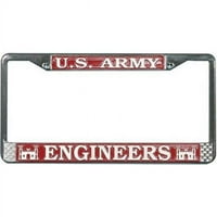 Основна LFA в. Американската армейска инженери рамка за регистрационни табели, безплатни винтови капачки