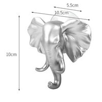 Душ завеса куки прекрасен слон глава самозалепващо се с стена кука за закачалка за закачалка за закачалка клавиши за лепкав държач