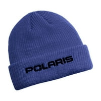 Polaris Mens Core Beanie Двуслойна оребрена топла зимна полиестерна шапка синьо - една