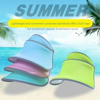 Mairbeon Женска шапка слънце защита анти-UV еластична тъкан празен горен широк ръб лятна слънчева шапка на открито шапка