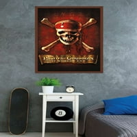Карибските пирати на Дисни: В края на световния плакат за стена, 22.375 34