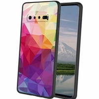 Калъф за телефон с черни куки за Samsung Galaxy S10+ Plus за женски мъжки подаръци, мек силиконов стил Шок-доказател