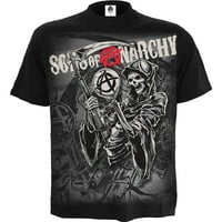 Монтаж - Тениска на синове на анархията черно