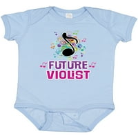 Мастически виола Future Violist Music Gift Baby Girl Bodysuit