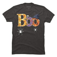 Boo Mens Royal Blue Graphic Tee - Дизайн от хора m