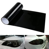 Автомобилни фарове защитно покритие обвиване на опашката светлина фар за мъгла фенер стикер филм кола стайлинг, Тъмно Черно, 30х