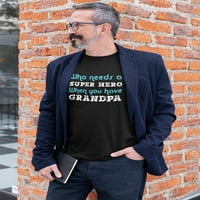Дядо герой тениска мъже -smartprints дизайни, мъжки големи
