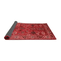 Ahgly Company Indoor Rectangle Oriental Red Traditional Area Rugs, 2 '5'