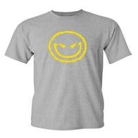 Усмивка Лице Саркастичен Хумор Графичен Новост Супер Мек Пръстен Завъртя Смешно Тениска