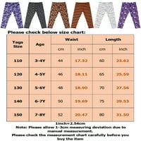 Glonme Halloween Pants Toddler Casual Playwear Legges Comfy Skinny Trowers Purple Bat