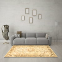 Ahgly Company Indoor Rectangle Персийски кафяви традиционни килими, 5 '7'