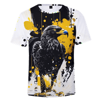 Тениска 3D печат орел големи и високи ризи за мъже Графично облекло за деца