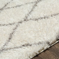 Merino Grey Cream 6 '9' Глобален килим за правоъгълник