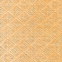 Ahgly Company вътрешен правоъгълник ориенталски оранжеви килими за индустриална зона, 5 '7'