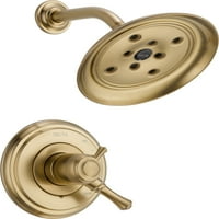Delta Cassidy Monitor Series H2Okinetic Shower Trim, Champagne Bronze
