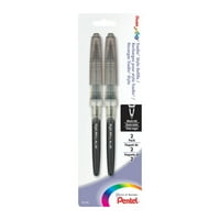 Pentel Tradio Stylo & Pulaman Fountain Pen зарежда, 2 pkg., Black